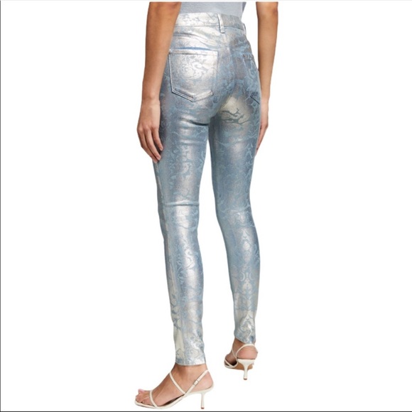 🌟NWT J BRAND MARIA JEANS IN BAROQUE FOIL - Picture 4 of 15